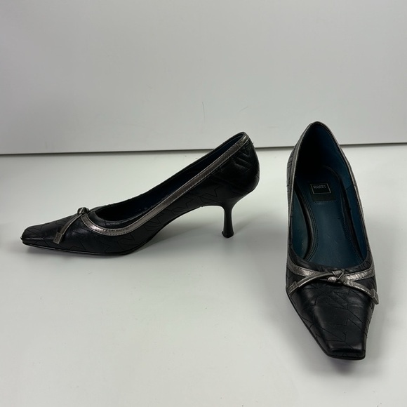 Hilary Radley Rania quilted black leather heels - Picture 4 of 11